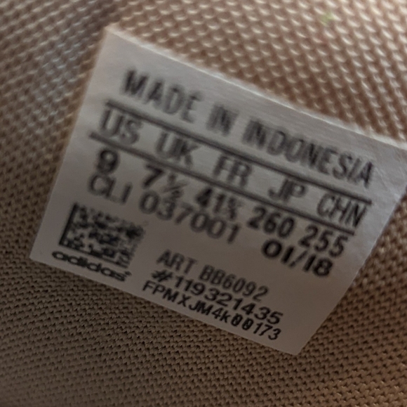 Adidas Pure Boost X Womens Size 9 Athletic Running Shoes Tan Pink BB6092 - Picture 10 of 11